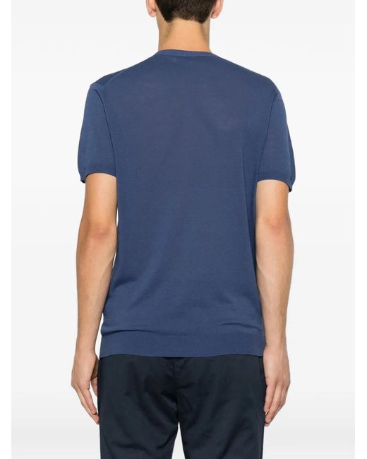 VELA SHOP Blue Short-Sleeve T-Shirt for men