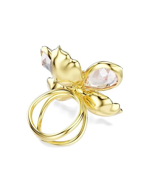 Swarovski White Idyllia Layered Band Ring