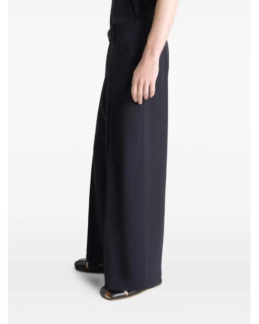 Lemaire Black Pleated Trousers for men
