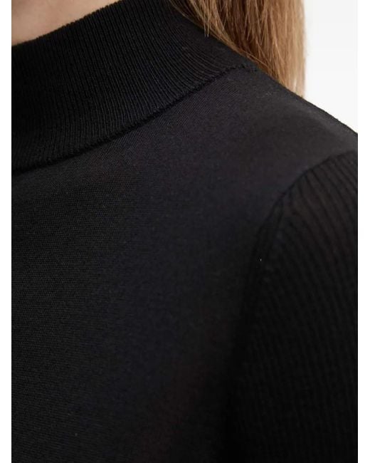 HUGO Black Turtleneck Sweater