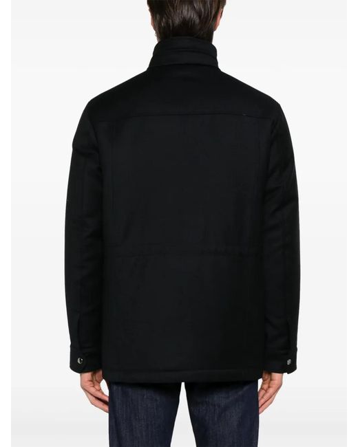 Canali Black Padded Jacket for men