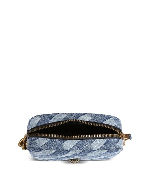 KG by Kurt Geiger Kensingtin デニムショルダーバッグ S Blue