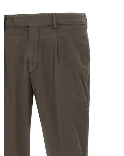 Devore Broek Met Riemlussen in het Gray voor heren