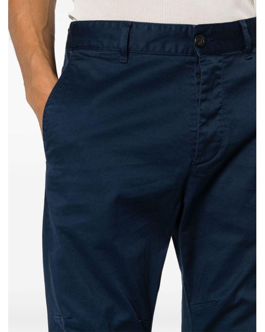 Pantalones chinos de talle medio DSquared² de hombre de color Blue