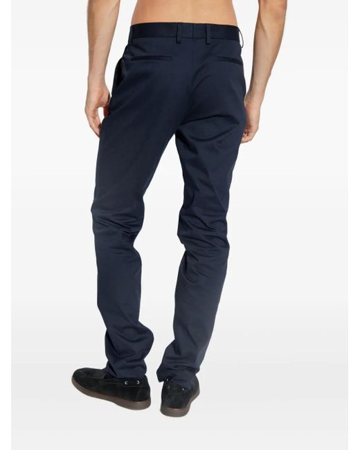 Etro Blue Creased Trousers for men