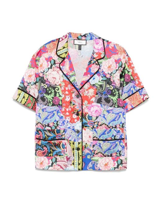 Nissa White Printed Shirt