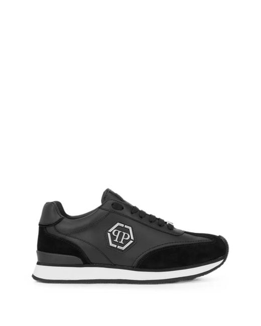 Baskets Runner Hexagon Patch Philipp Plein en coloris Black
