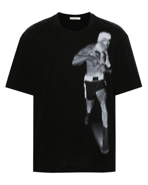 Ih Nom Uh Nit Black Boxer-print T-shirt for men
