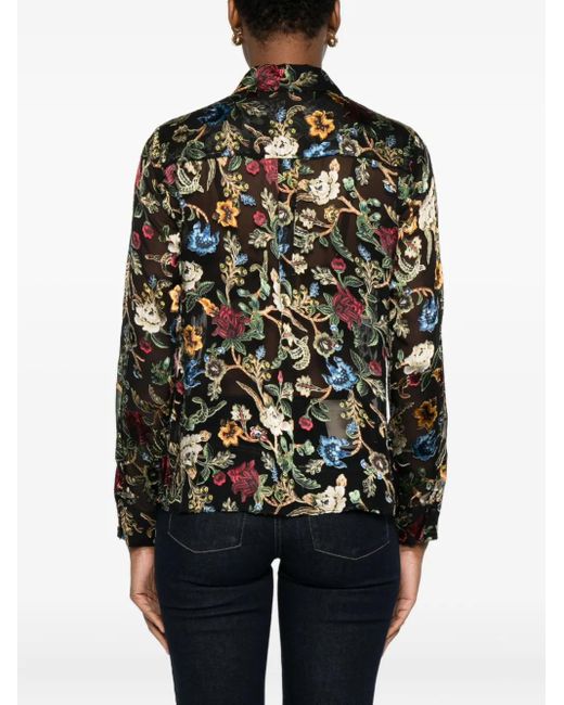 Blusa Willa A Fiori di Alice + Olivia in Multicolor