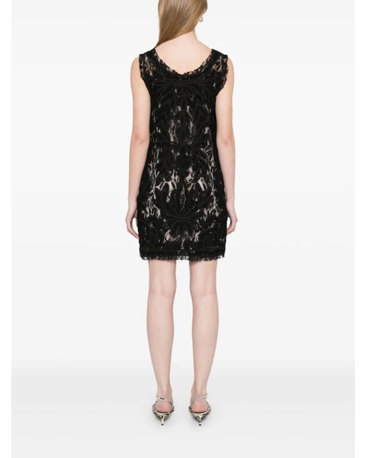 P.A.R.O.S.H. Black Nixie Mini Dress