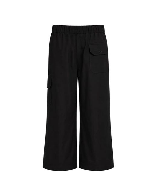 Simone Rocha Black Drawstring Cargo Pants for men