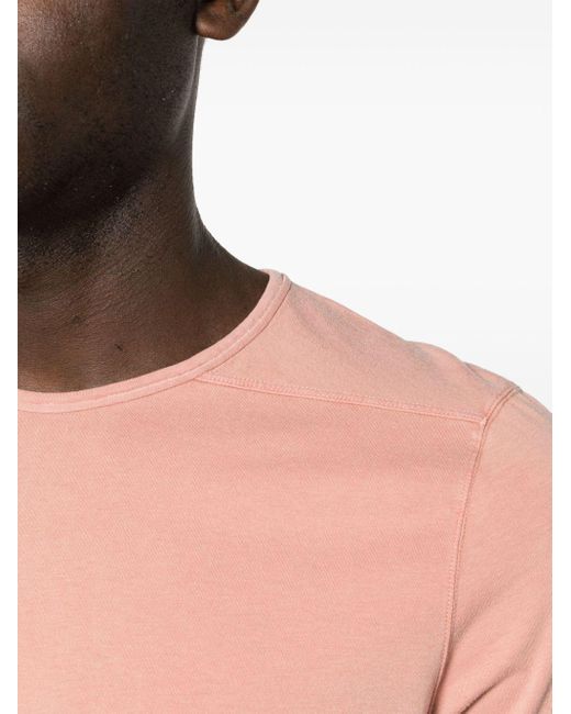 Camiseta con cuello redondo Rick Owens de hombre de color Pink