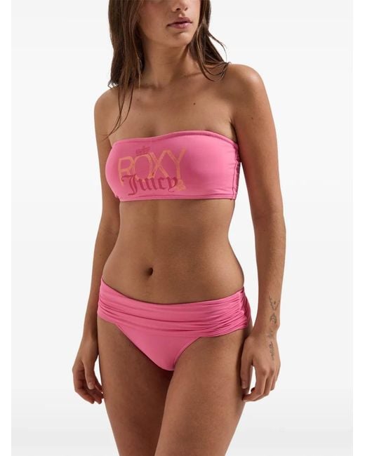 Juicy Couture Pink X Roxy Cheeky Bikini Bottoms