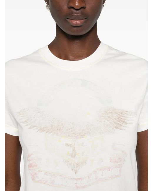 DIESEL White T-Maggy Graphic-Print T-Shirt