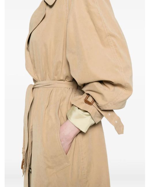 Isabel Marant Natural Trenchcoat Mit Gürtel