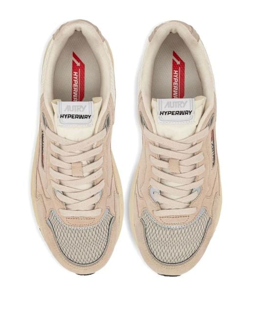 Autry Pink Baskets Hyperway Sneakers