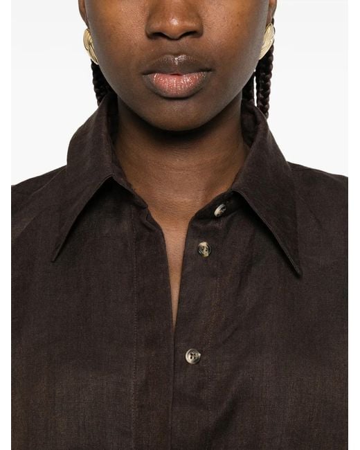 BATAKOVIC Belgrade Brown Buttoned Shirt
