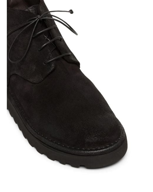 Marsèll Black Sancrispa Alta Ankle Boots for men