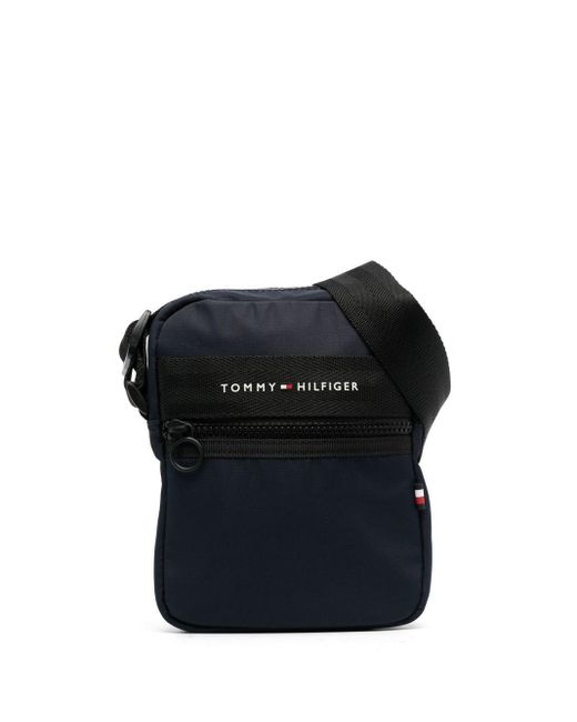 Tommy Hilfiger Horizon Mini Reporter Messenger Bag in Blue for Men | Lyst