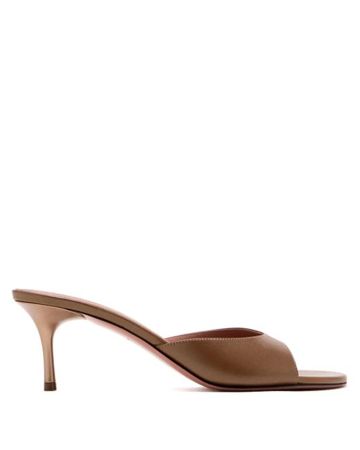 AMINA MUADDI Brown 60Mm Leather Sandals