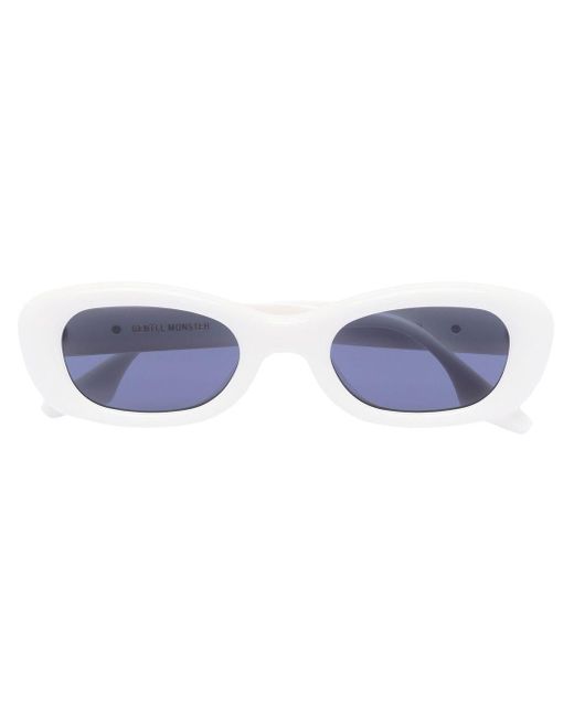Gentle Monster Tambu W1 Sunglasses in White | Lyst