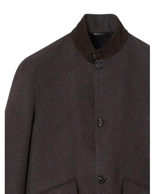 Loro Piana Black Button Jacket for men