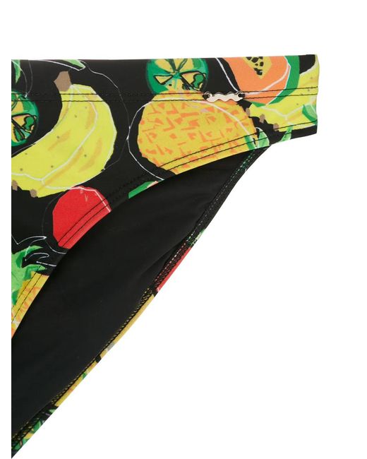Amir Slama Yellow Frutas Print Trunks for men
