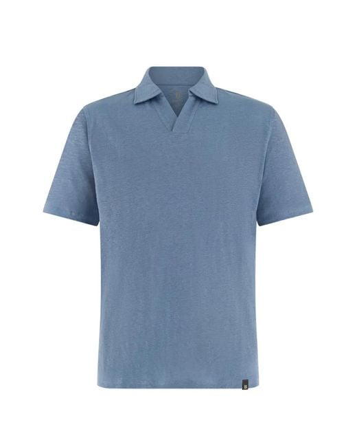 Boggi Blue Polo-Collar T-Shirt for men