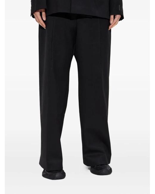 Vetements Black Pleated Wide-Leg Trousers
