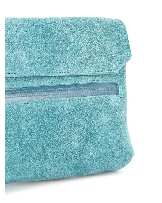 As2ov Blue Flap Shoulder Bag for men