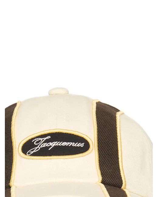 Jacquemus Natural Aero Cotton Baseball Cap