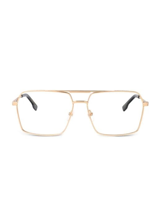DSquared² Natural D2 Square-Frame Glasses for men