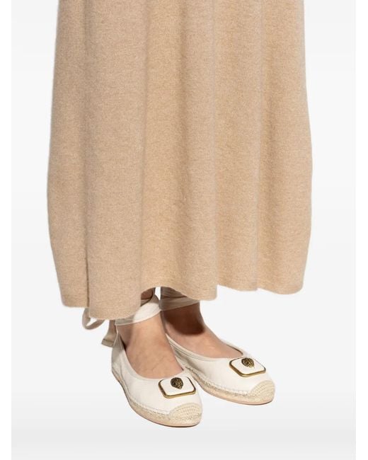 Kurt Geiger Metallic Tie Embellishment Ballet Sneakers