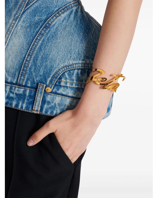 Bracelet Je T'Aime Balmain en coloris Metallic