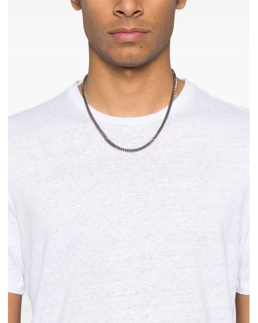 Majestic Filatures White Short-Sleeve Crew-Neck T-Shirt for men