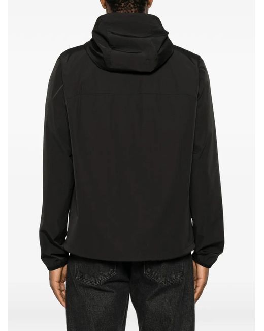 Boss Black Hooded Zip-Up Jacket for men