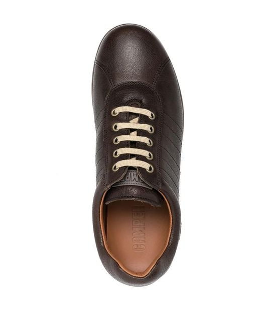Camper Brown Pelotas Lace-Up Sneakers for men