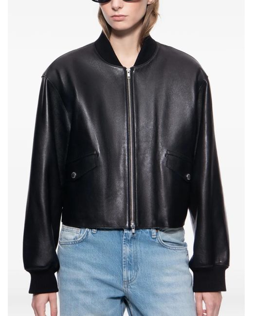 Stand Studio Black Zip Pockets Jacket