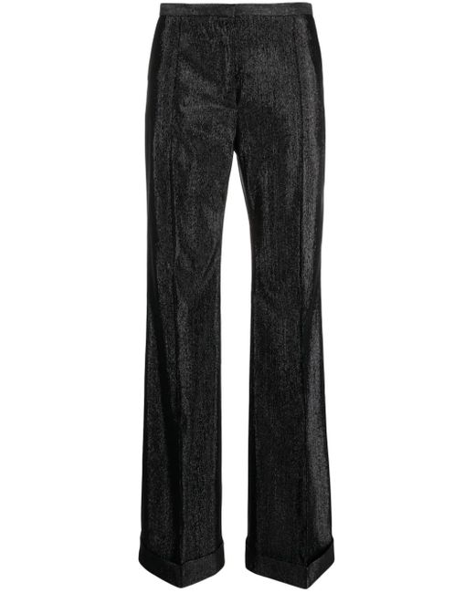 Philosophy Di Lorenzo Serafini Broek Met Metallic-Effect in het Black