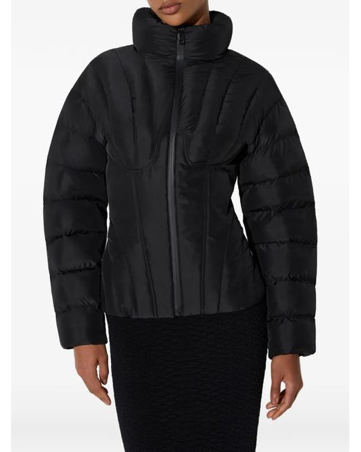 Elisabetta Franchi Blue Down Jacket