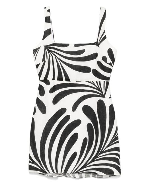 Vestido corto Parker Cala De La Cruz de color Black