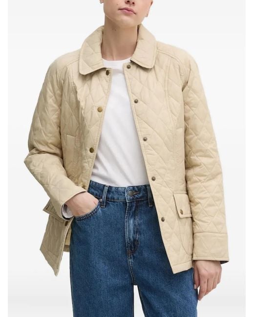 Barbour Blue Summer Beadnell Quilted Jacket