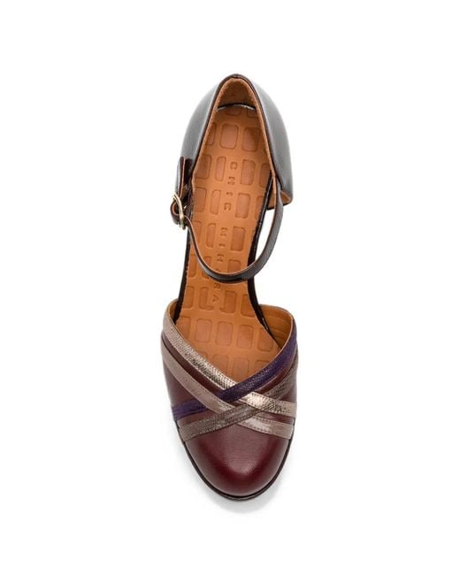 Chie Mihara Brown Dedana Platform Heeled Pumps