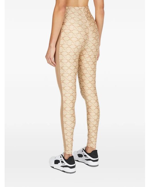 PUMA Natural Logo-Detail Leggings