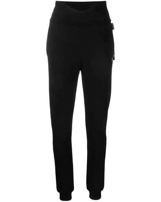 Philipp Plein Black Gothic Plein Track Pants