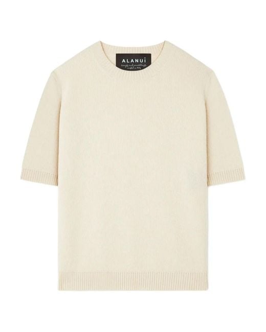 Alanui White Short-Sleeve T-Shirt
