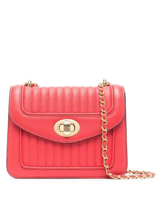 Delage Pink Mini Ginette Shoulder Bag