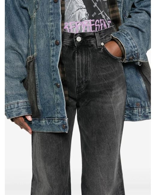 Haikure Gray Faded Jeans