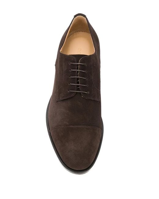 Scarosso Brown Derby Shoes for men