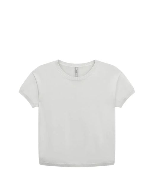 Liviana Conti White Dollie Short-Sleeved Crew-Neck T-Shirt